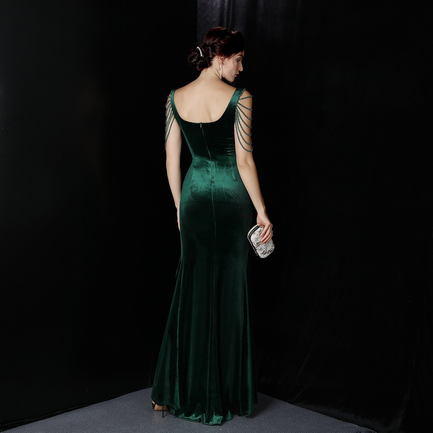 Avery Good Quality Charming Velvet Formal Dress S.o. Long Dresses