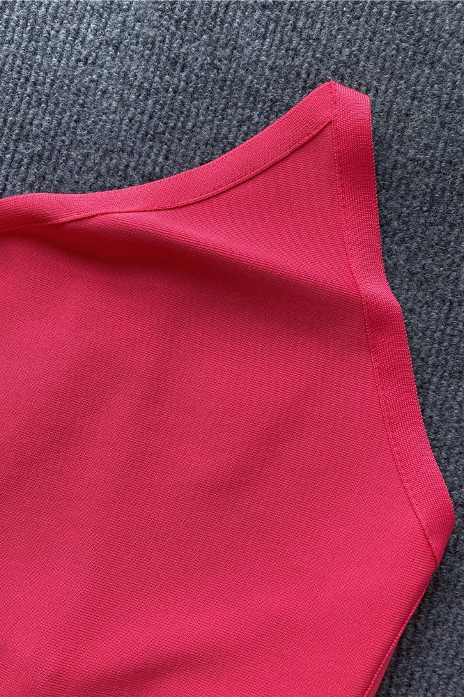 One Shoulder Backless Party Dress