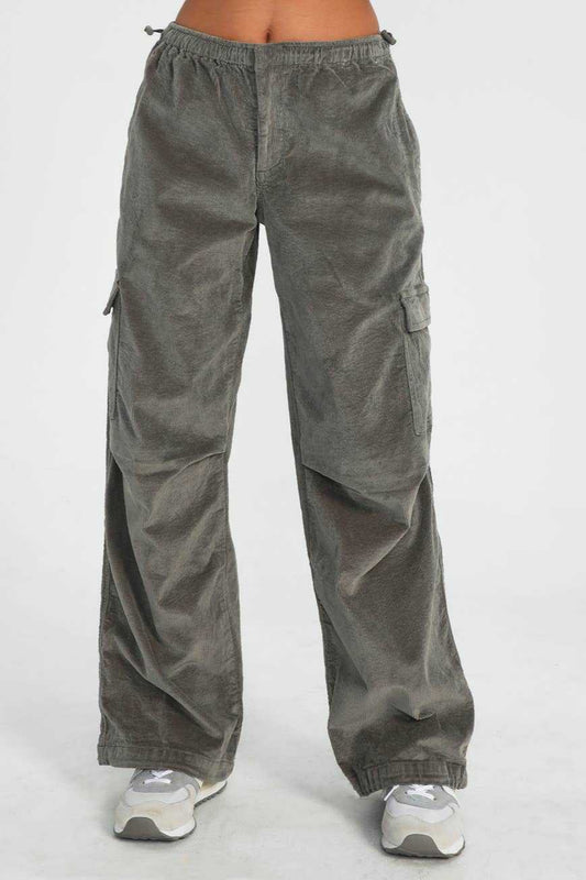 Pantalon cargo vintage ample à jambe droite