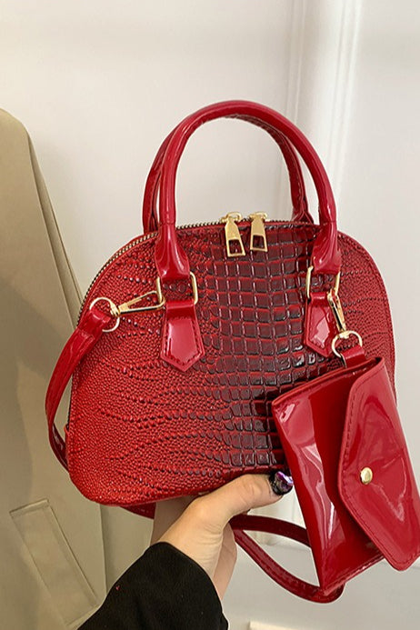 Minimalist PU Shell Small Crossbody Bag