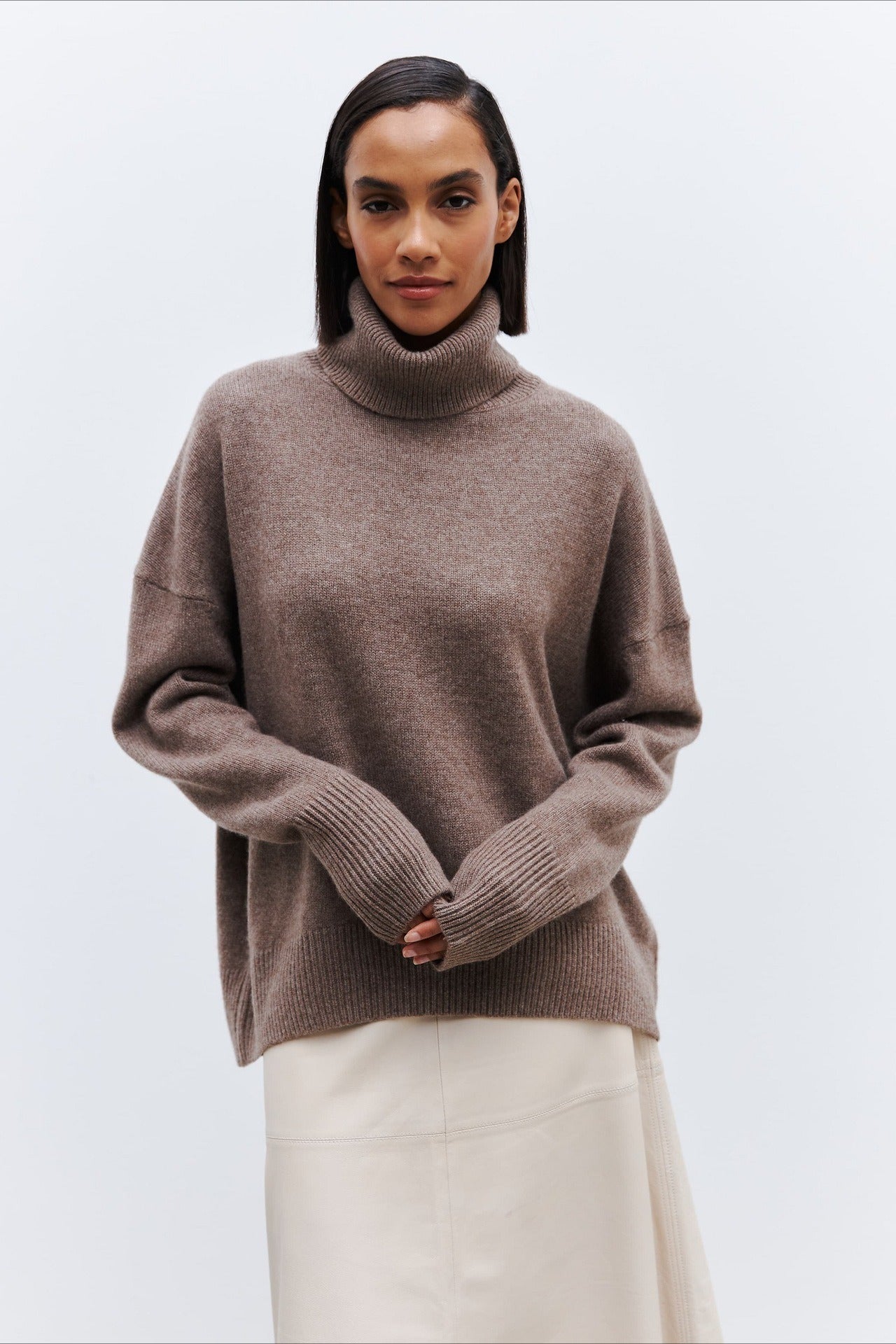 Anti Pilling Loose Turtleneck Sweater