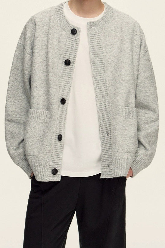 Relaxed Knit Cardigan S / Ivory