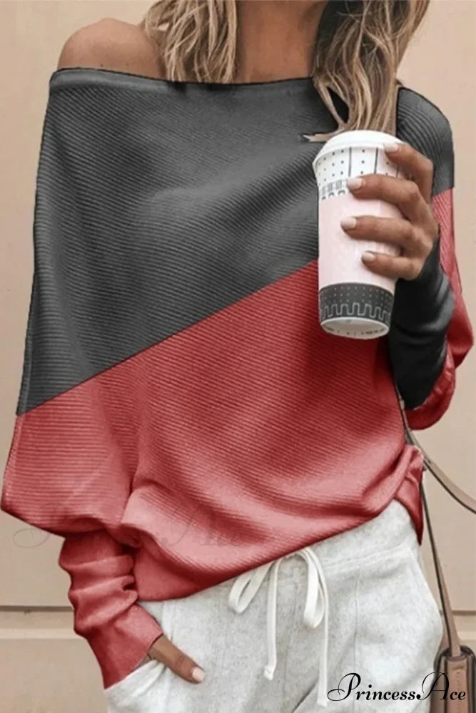 5 In T-Shirt Off-Shoulder Colors Tops