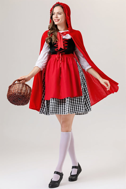 Red Riding Hood Cape Costume Set
