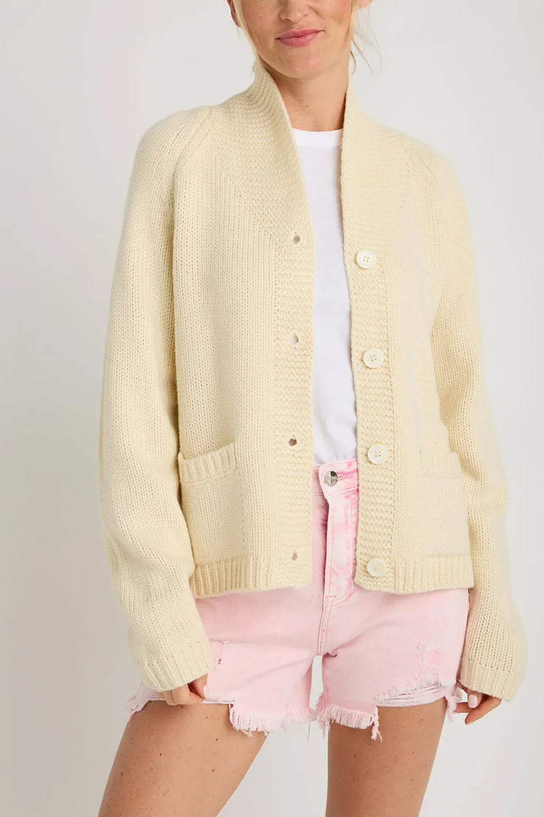 Lobster Print Knit Cardigan