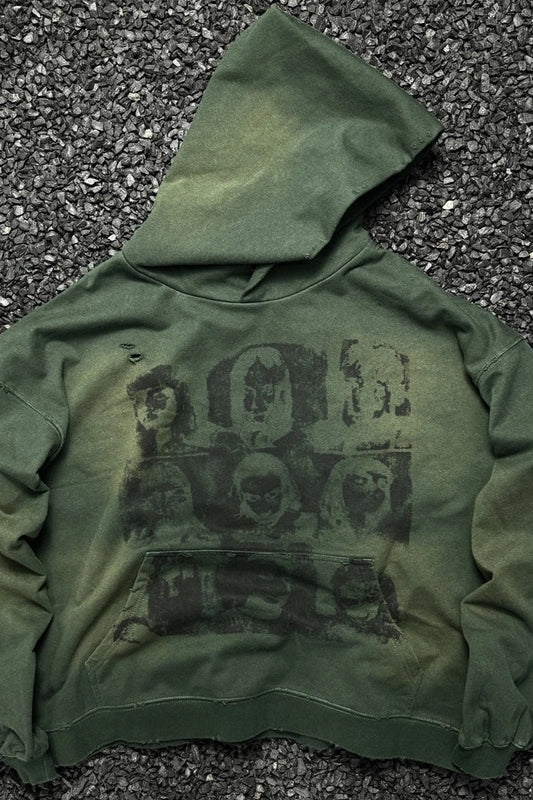 Sweat à capuche unisexe décontracté hip-hop 