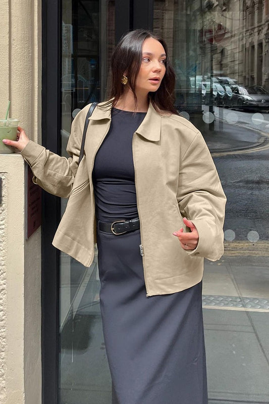 Veste utilitaire décontractée surdimensionnée