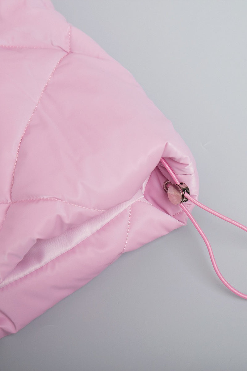 Loose Fit Quilted Cotton Jacket