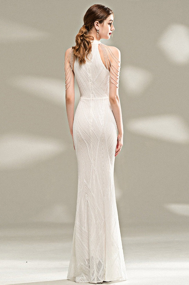 Elegant Slim Fit Long Gown Formal Dress