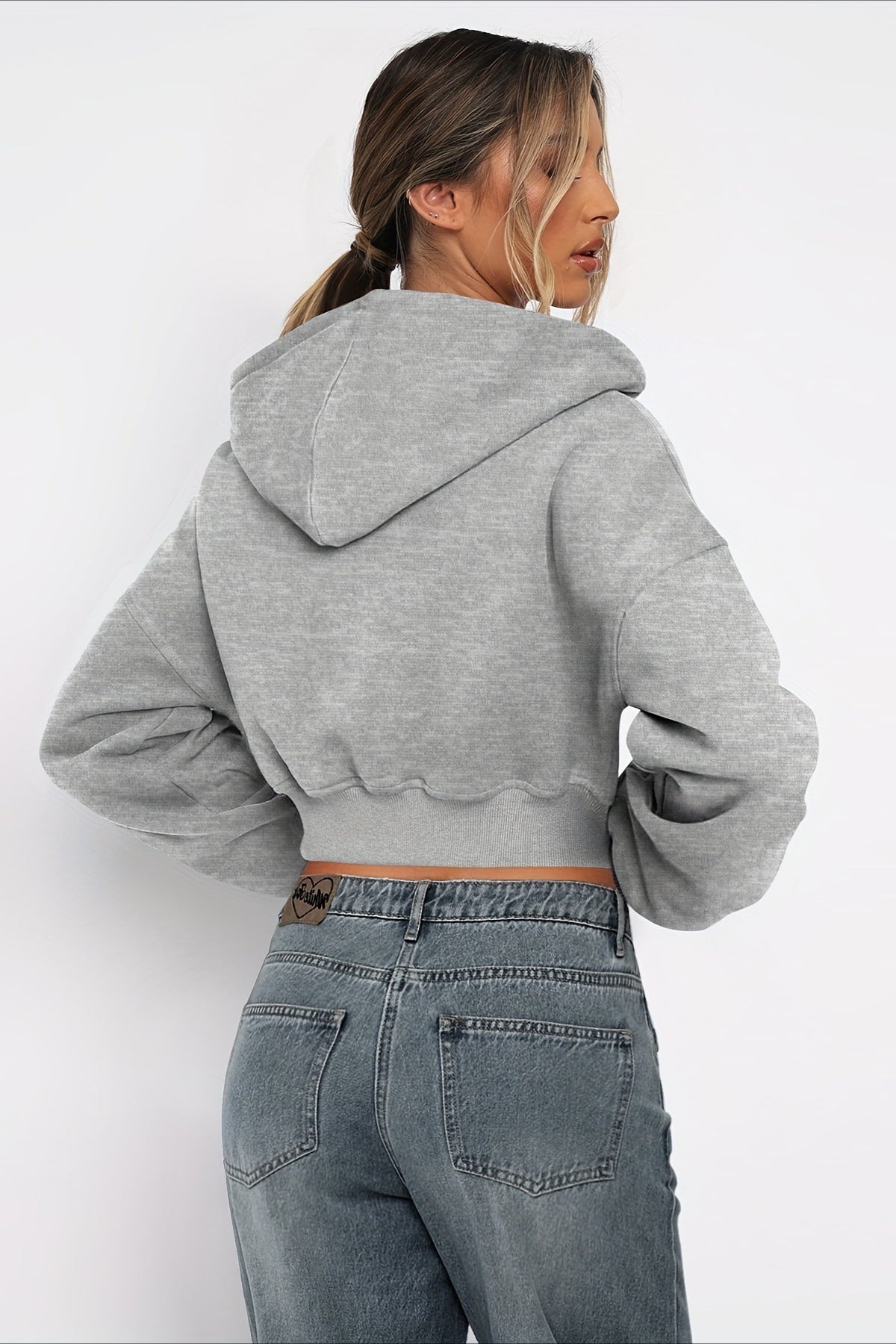 Short Zip Up Hoodie Coat coats