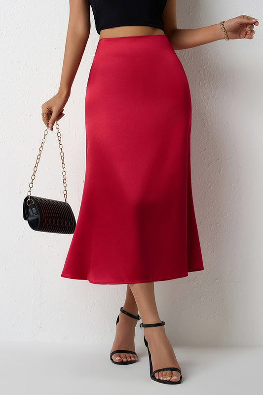 Mermaid Tail Satin Skirt