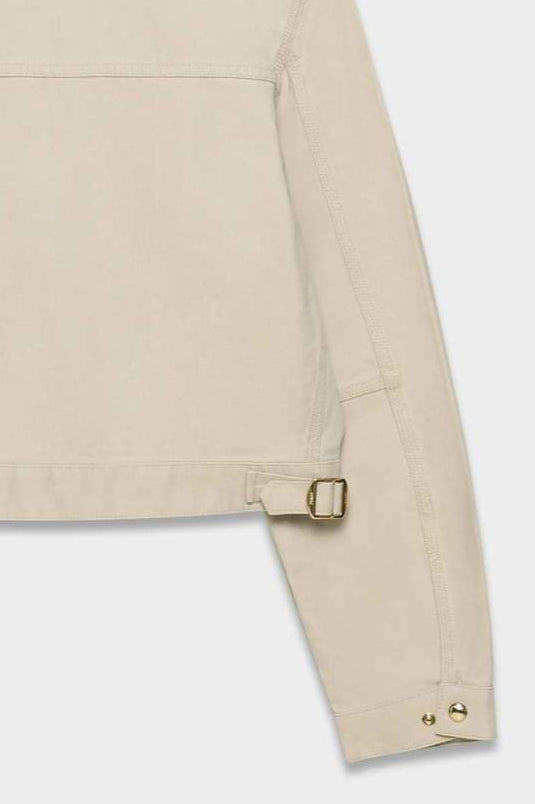 Cropped Utility Workwear Jacket