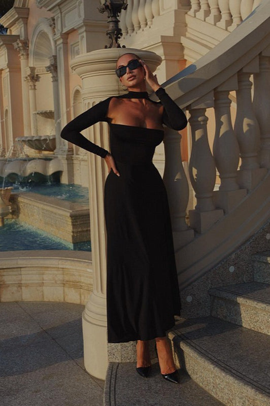 Halter Neck Ball Gown Formal Dress