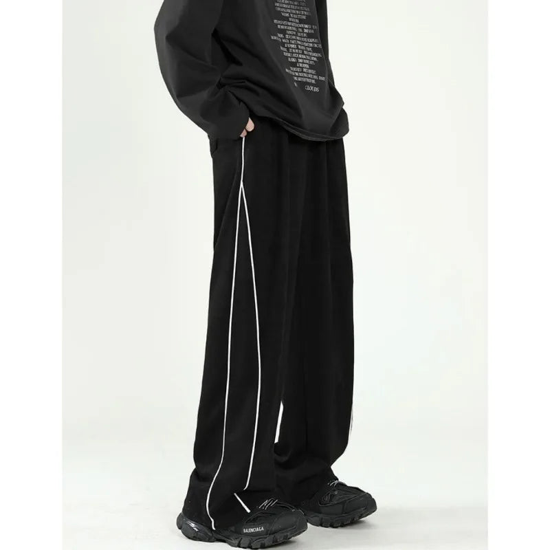 Harajuku Stripe Sweatpants Oversized Pants