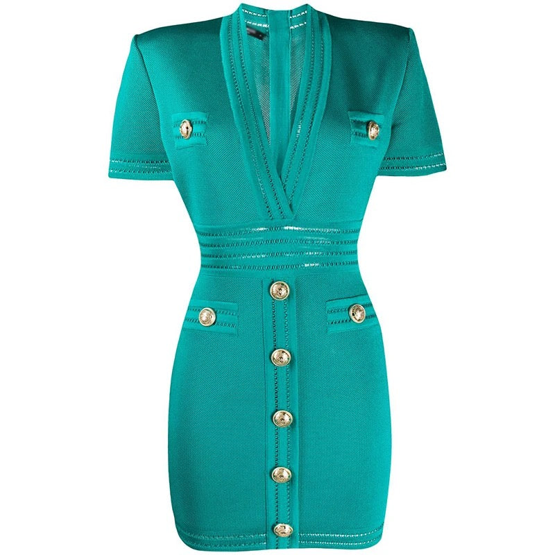 Aureta Knitted Stylish Mini Dress Dress