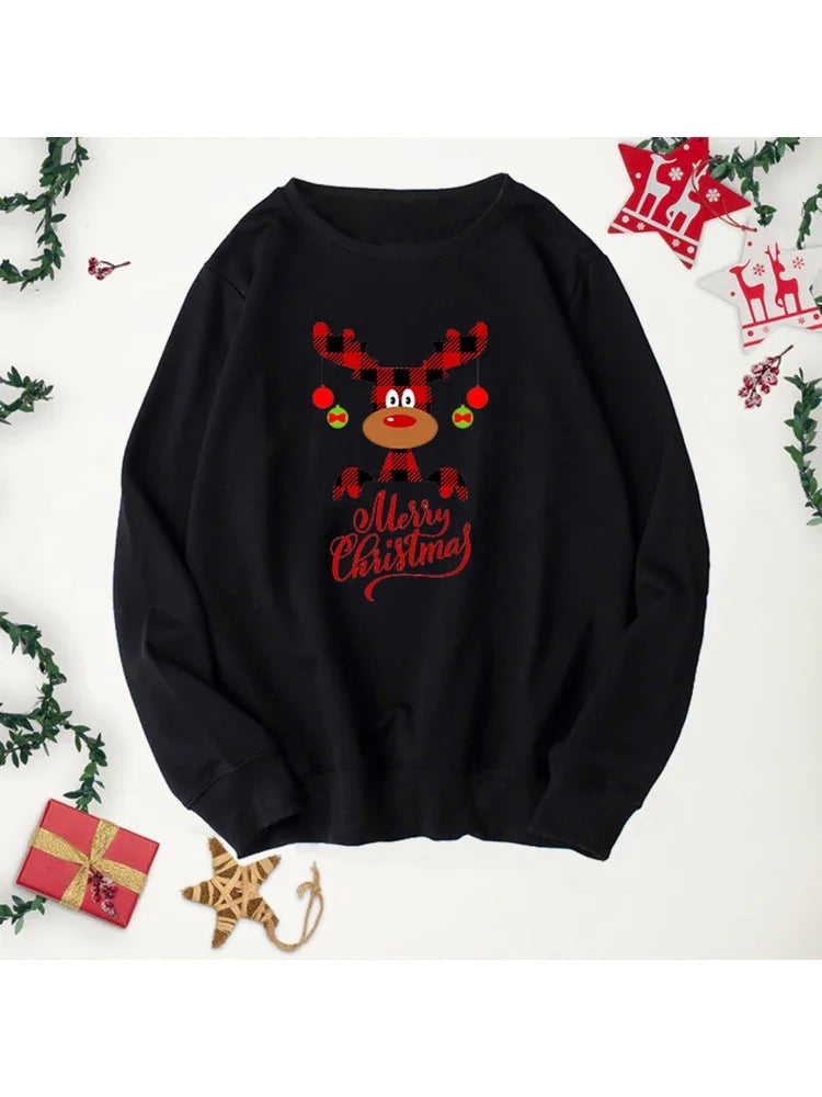 Buffalo Plaid Trees Christmas Hoodie Black7 / S Hoodies-L