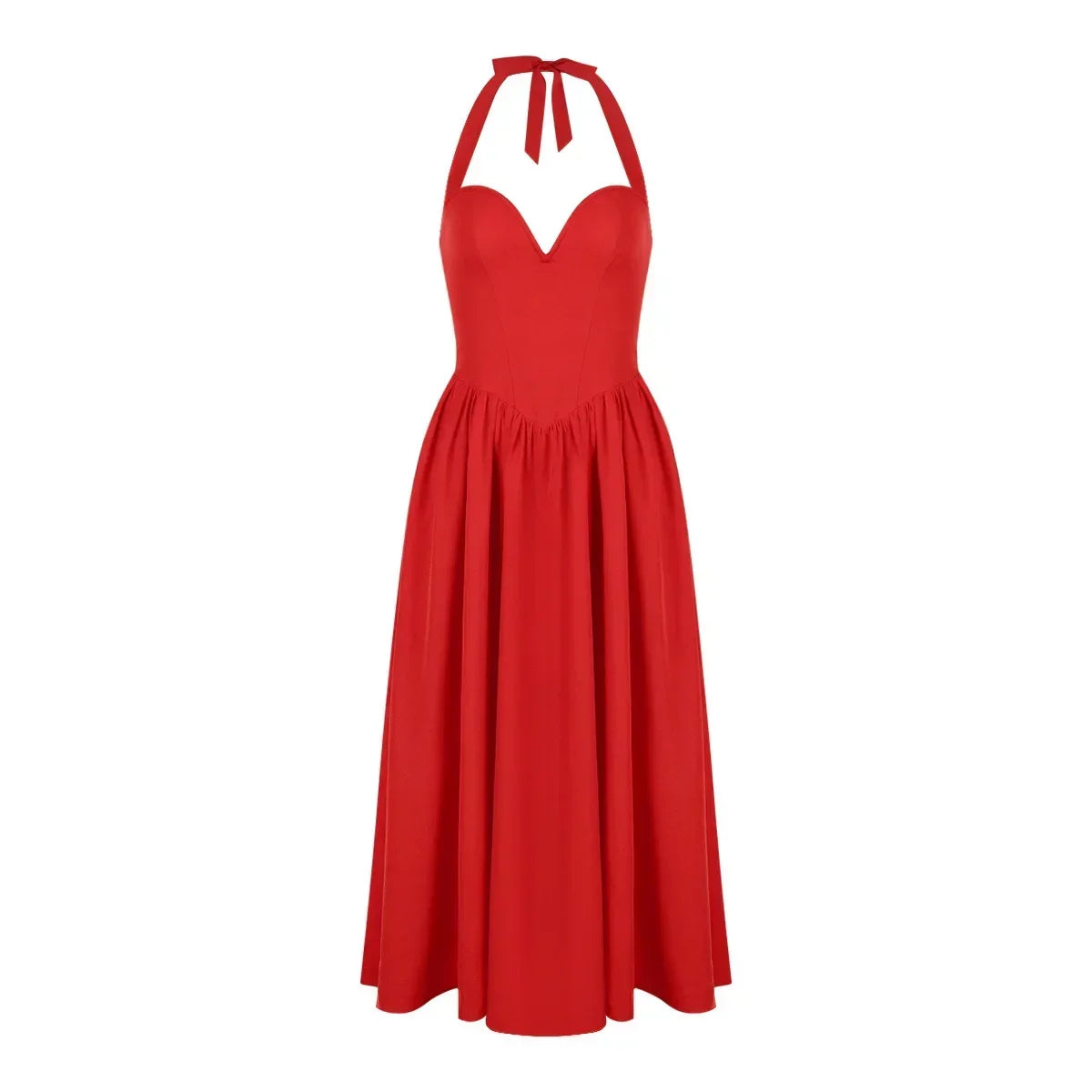 Elegant Fit And Flare Casual Sexy Christmas Party Dress Dresses-L