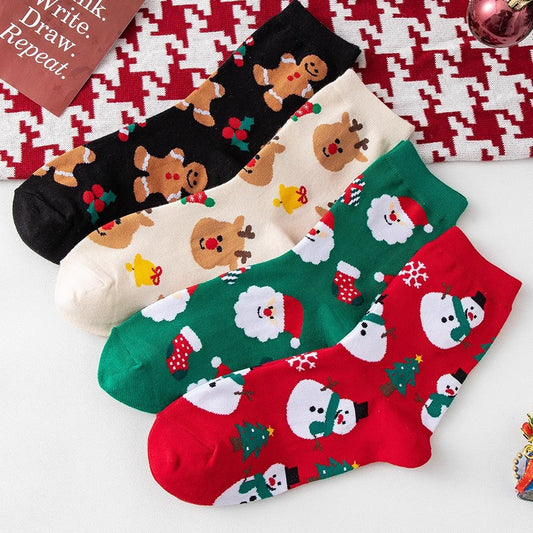 Cartoon Thick Warm Cute Crew Socks
