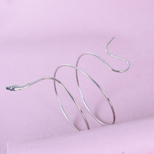 Twisted Wrap Snake Open Bracelet