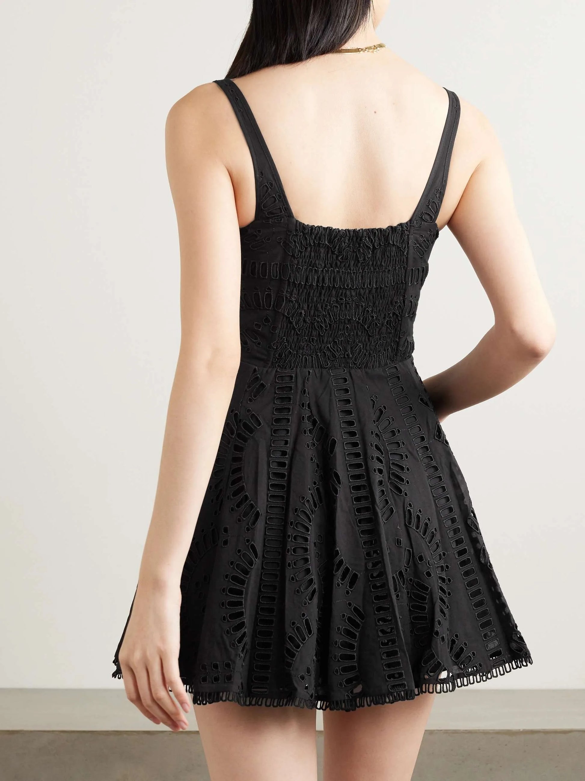 Milani Elegant Mini Dress White / L