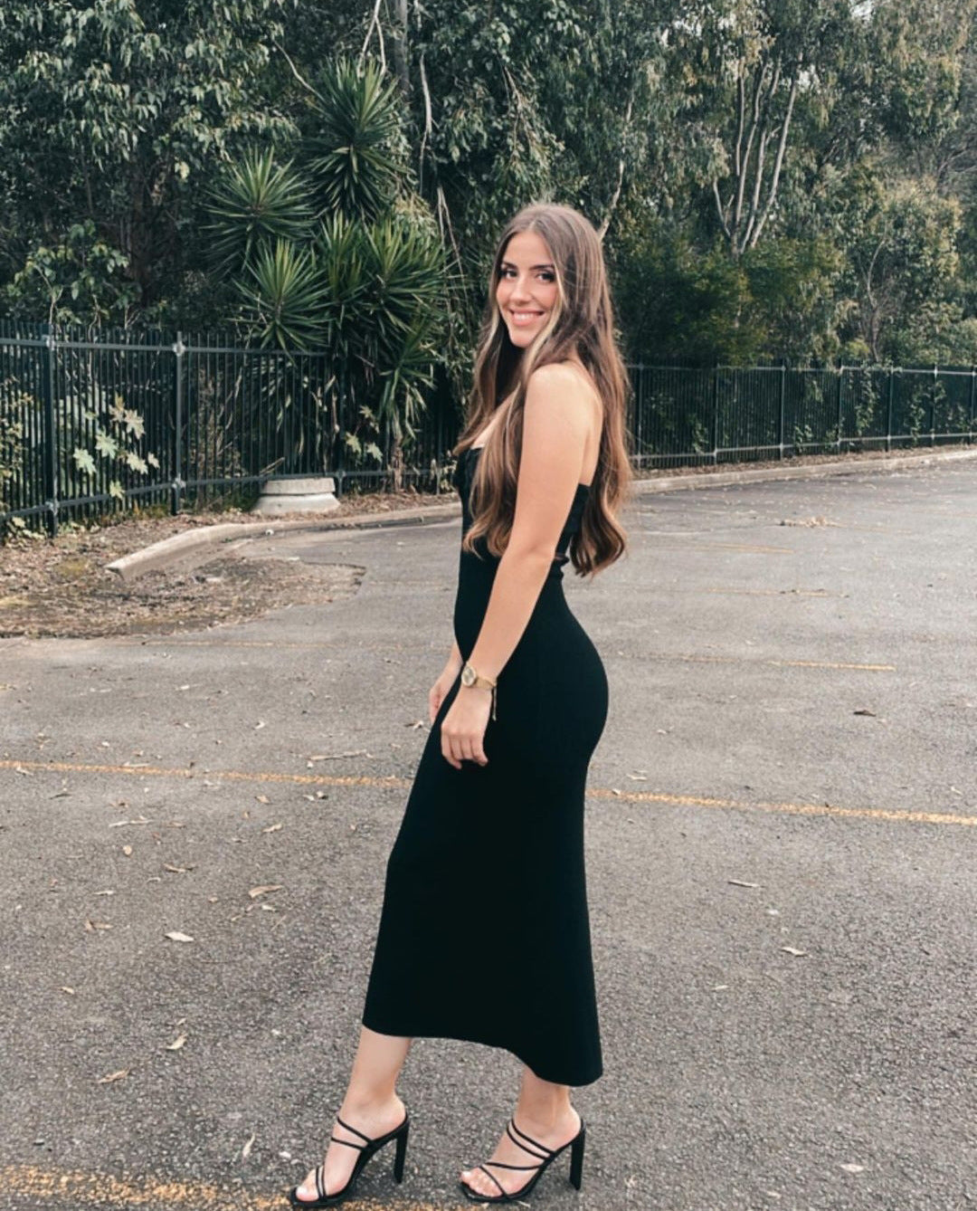 Knit Twisted Stylish Tube Midi Dress Dresses