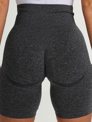 Sport Slim Shorts Seamless Leggings Dgray / S