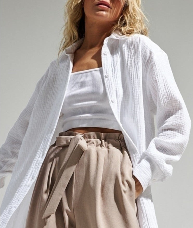 Dinora Button-Up Shirt Tops & Blouses