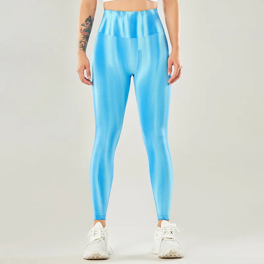 Buttocks Seamless Yoga Legging Blue / S