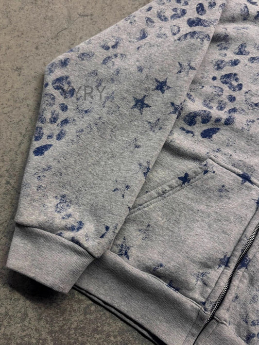 Sweat à capuche imprimé style urbain