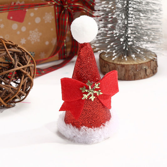 Festive 3D Santa Hat Adorable Hair Accessory