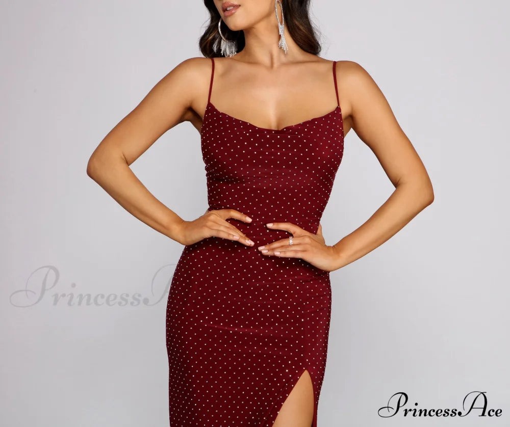 Allison High Slit Charming Embellished Formal Dress S.o. Long Dresses