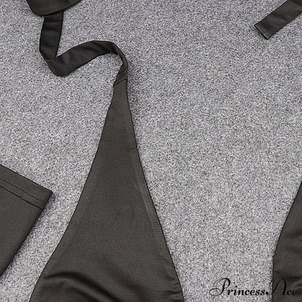 Alluring Solid Color Cowl Neck Classic Studded Halter Crop Top - White L / Black Tops