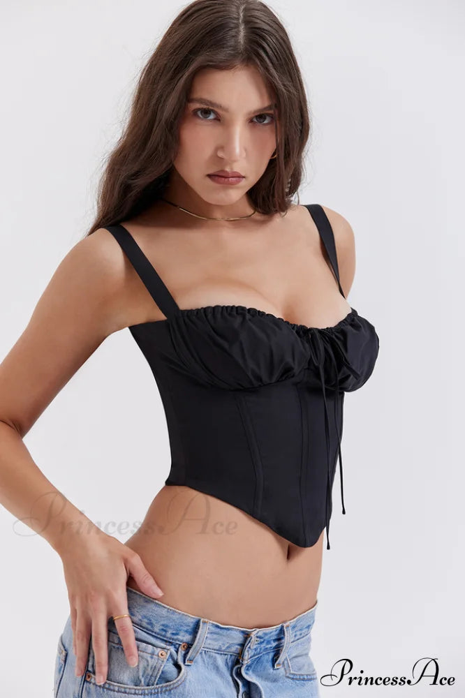 Analia Elegant Black Corset