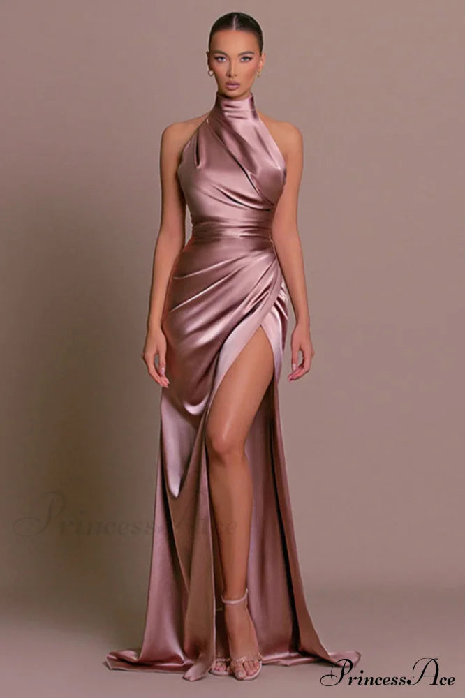 Anna Backless High Spilt Maxi Dress | Dress In Beauty