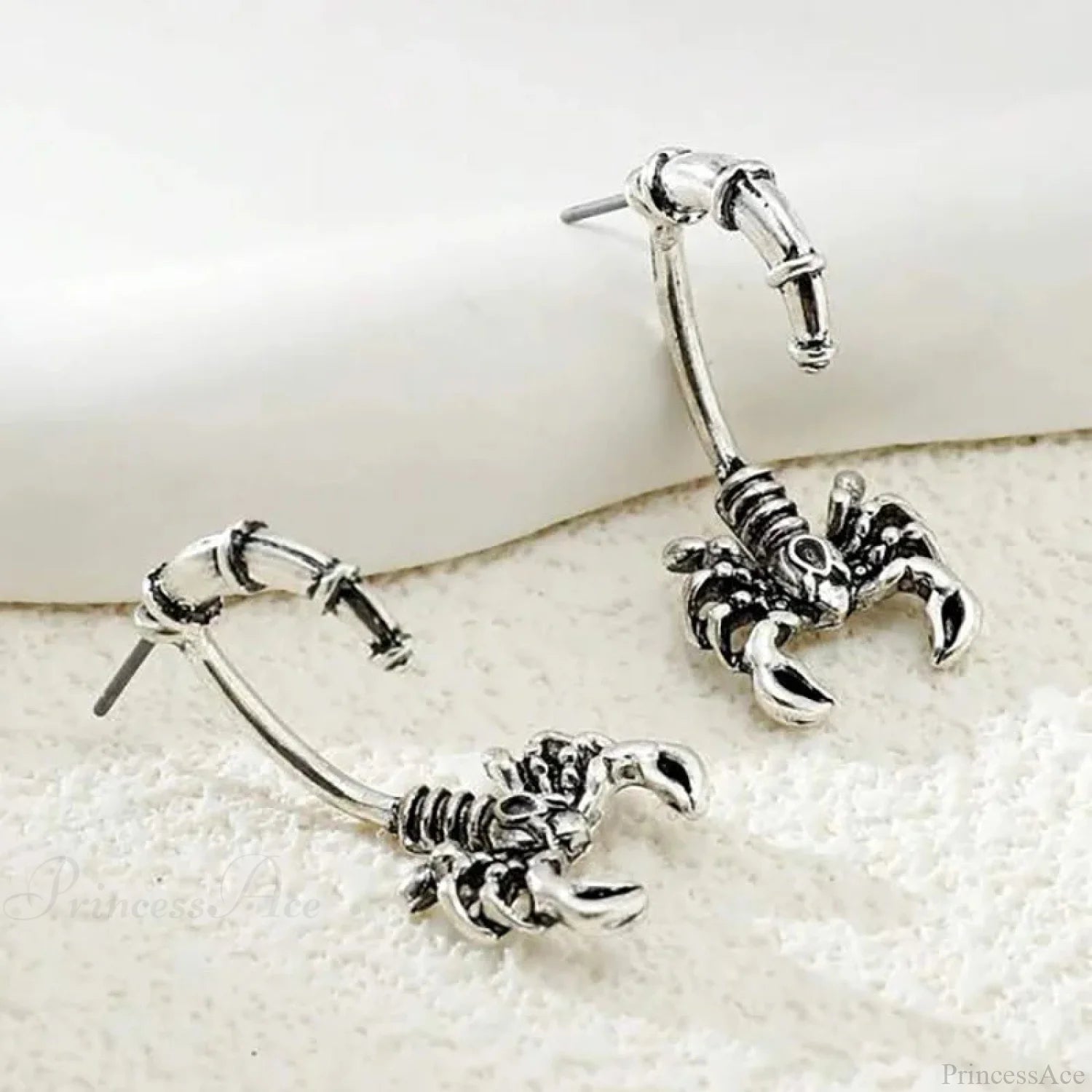 Antique Dragonfly Carved Free-spirited Dangle Earring sliver