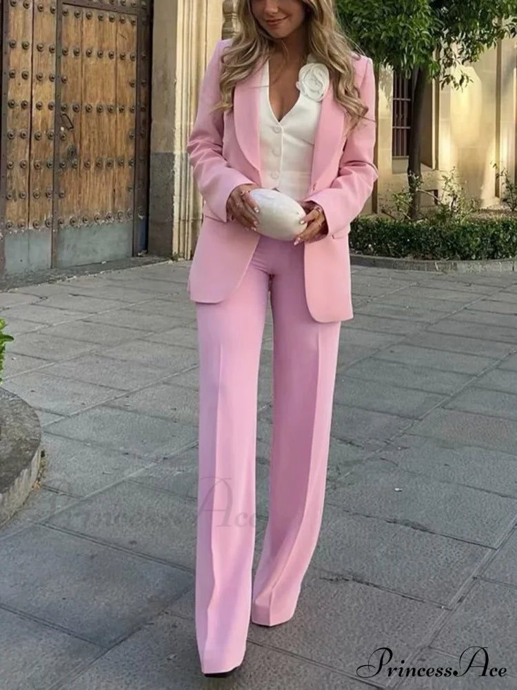 Aphrodite Single Graceful Breasted Blazer Blazers