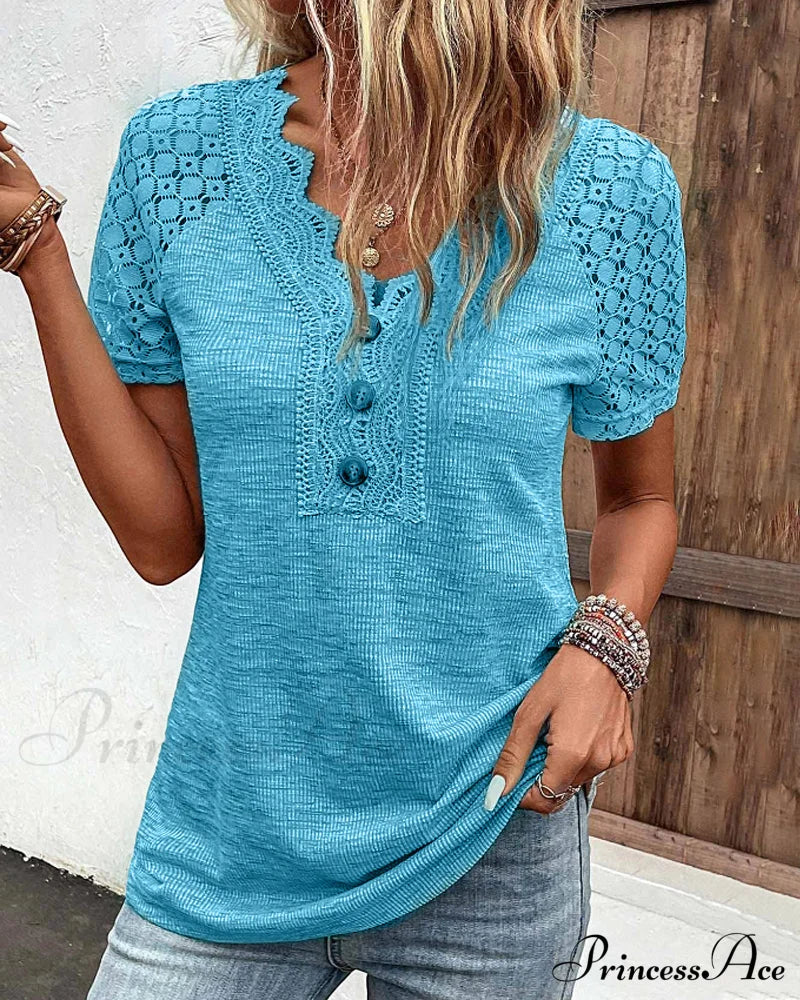 Arm Brief Lace T Shirt T-Shirts
