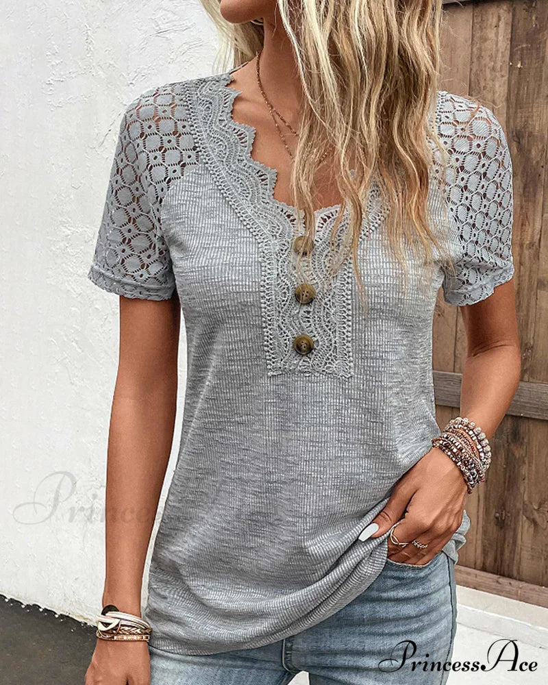 Arm Brief Lace T Shirt T-Shirts