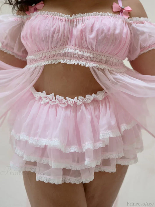 Asymmetrical Lace Patchwork Skirt skirts-250223