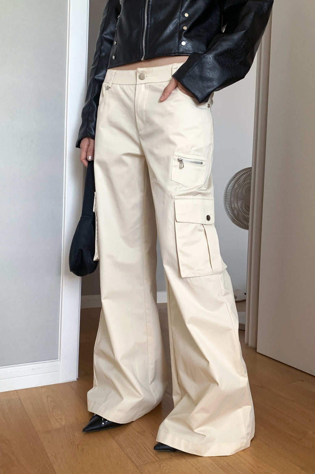 High Waist Loose Multi Pocket Cargo Pants