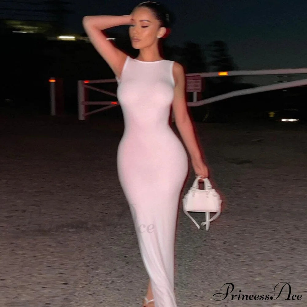 Backless Bodycon Stylish Maxi Dress Dress