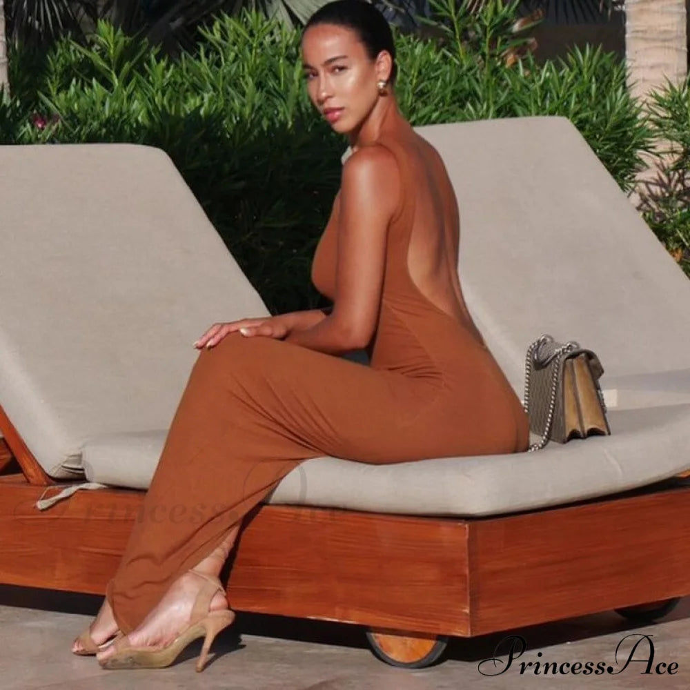 Backless Bodycon Stylish Maxi Dress Dress