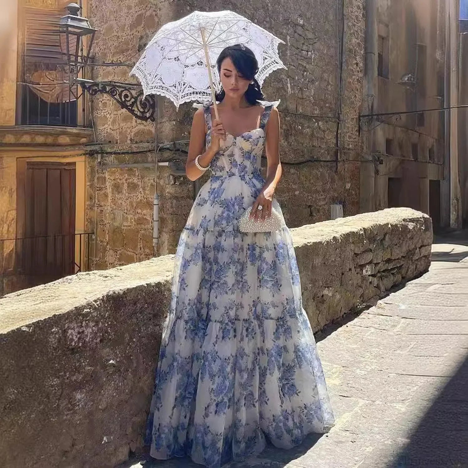 Backless Sexy Deep V Prom Dress promdress-250223