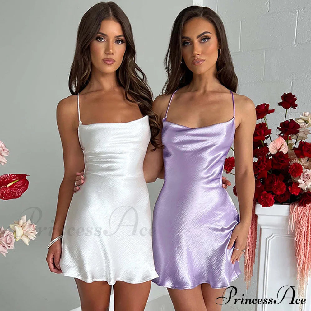 Backless Sexy Slim Dress S / Black Dresses