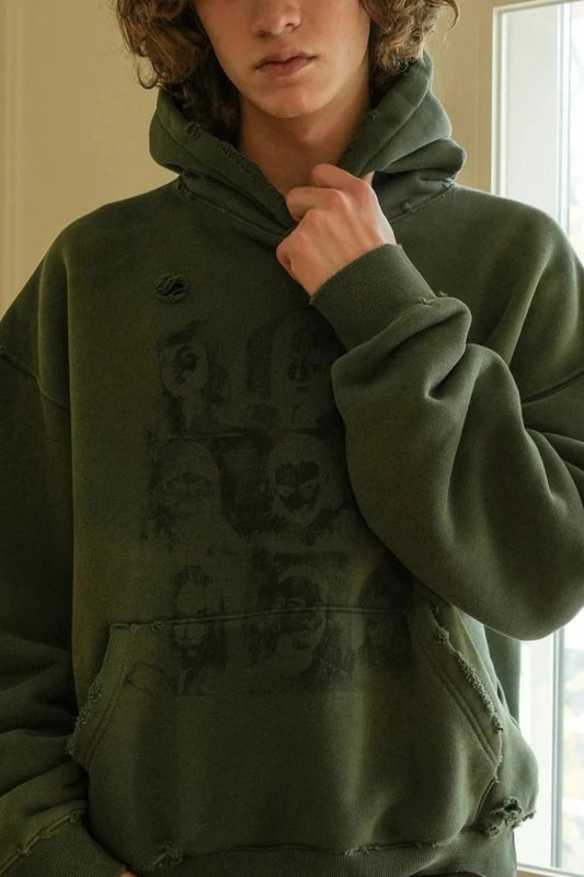 Sweat à capuche unisexe décontracté hip-hop 