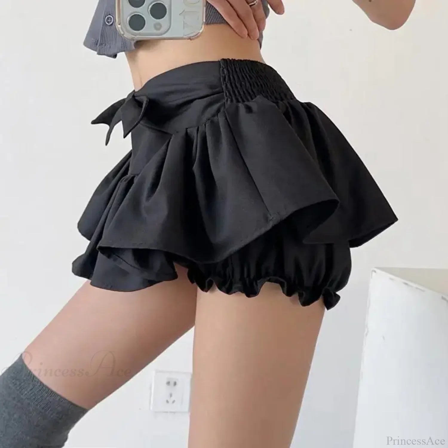 Ballet Bow Lolita Black Skirt
