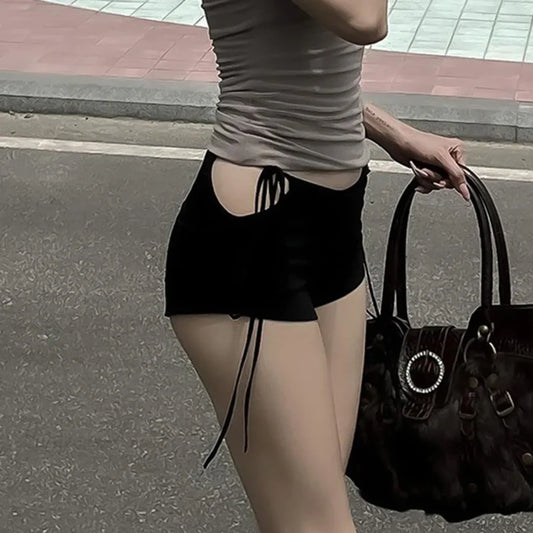 Bandage HolLow-Out Skinny Short short-250223