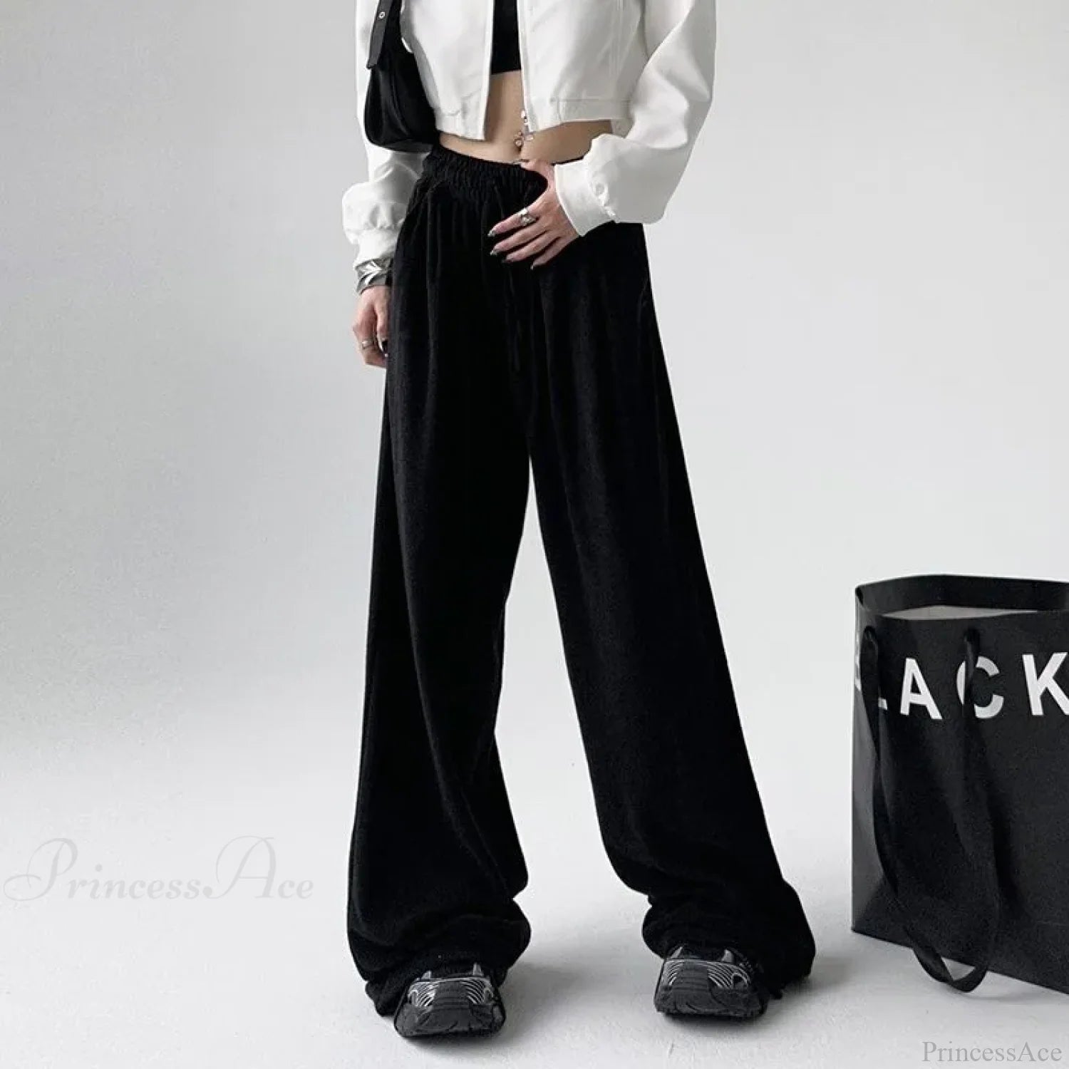 Basic Grey Knit Jogger Pants