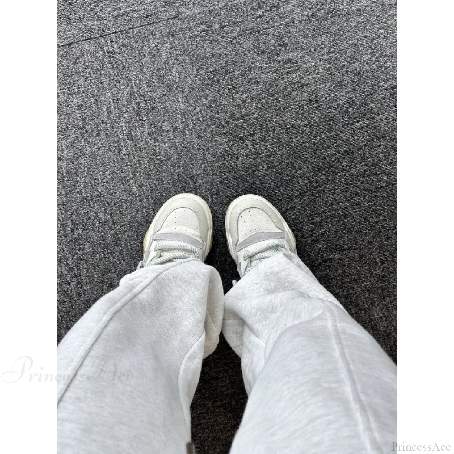 Basic Grey Knit Jogger Pants
