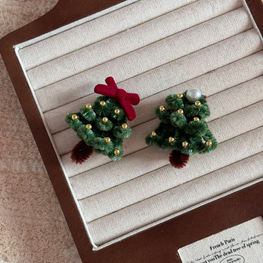 Handmade Pipe Cleaner Tree Retro Hair Accessory